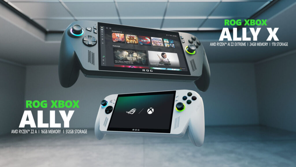 Imagem de anuncio do ROG Xbox Ally
