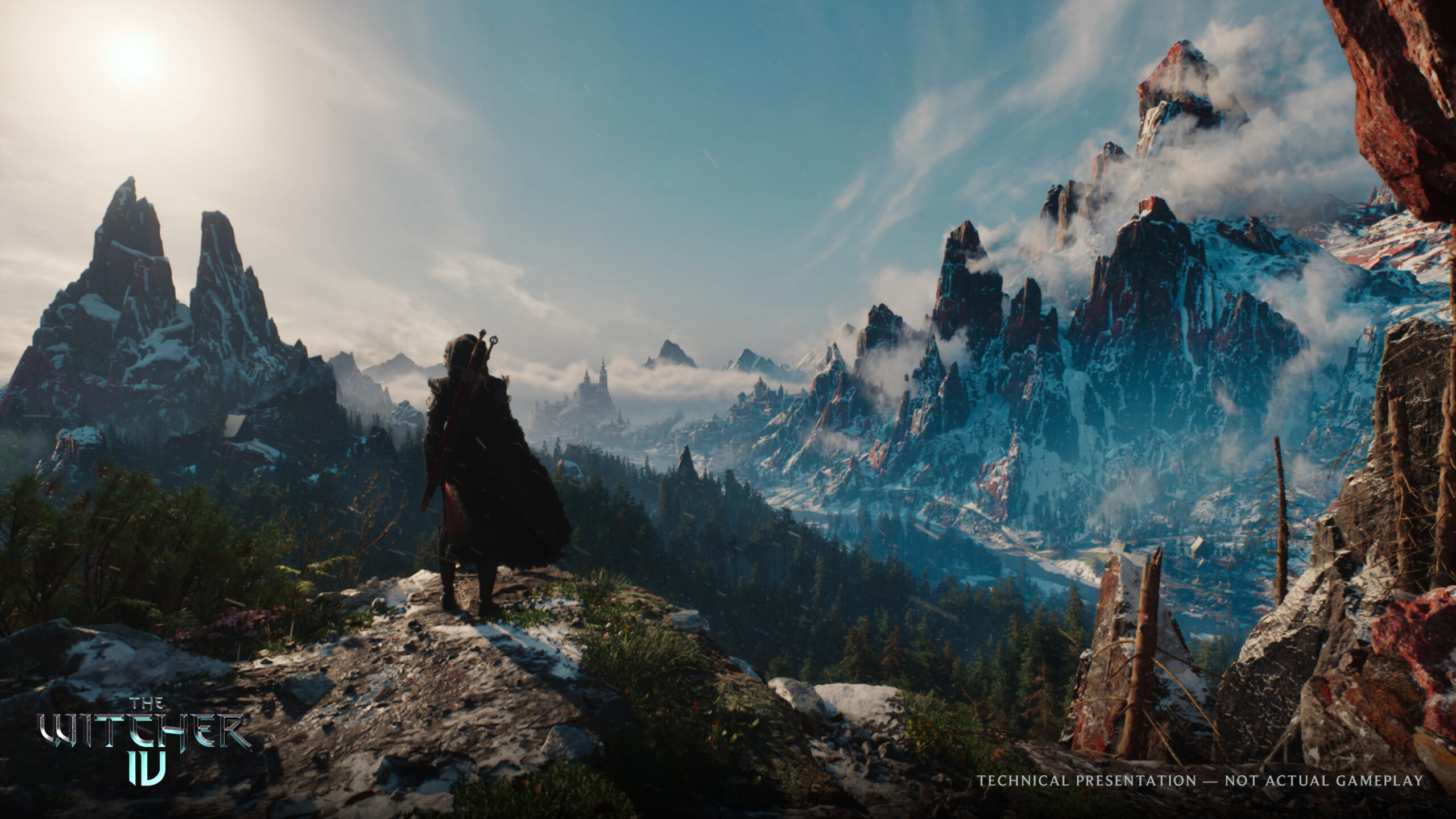 Ciri na região de Kovir em The Witcher 4
