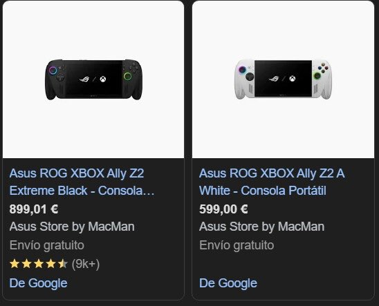 Imagem do preço do ROG Xbox Ally