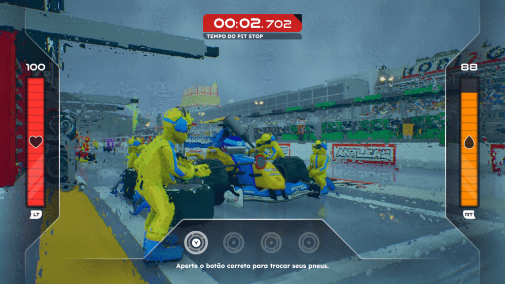 Pit Stop em Formula Legends