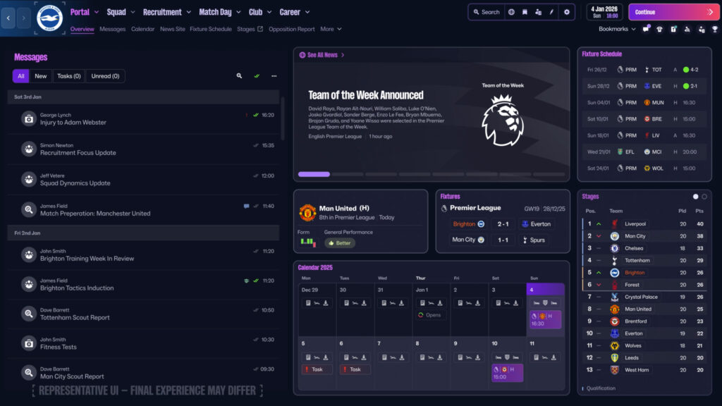Nova UI do FM26