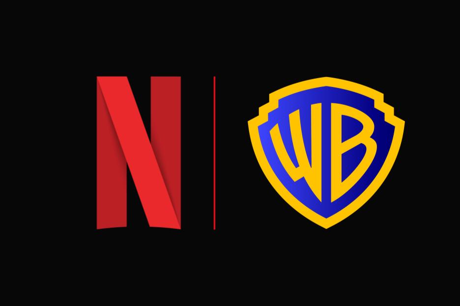 Logos da Netflix e Warner Bros
