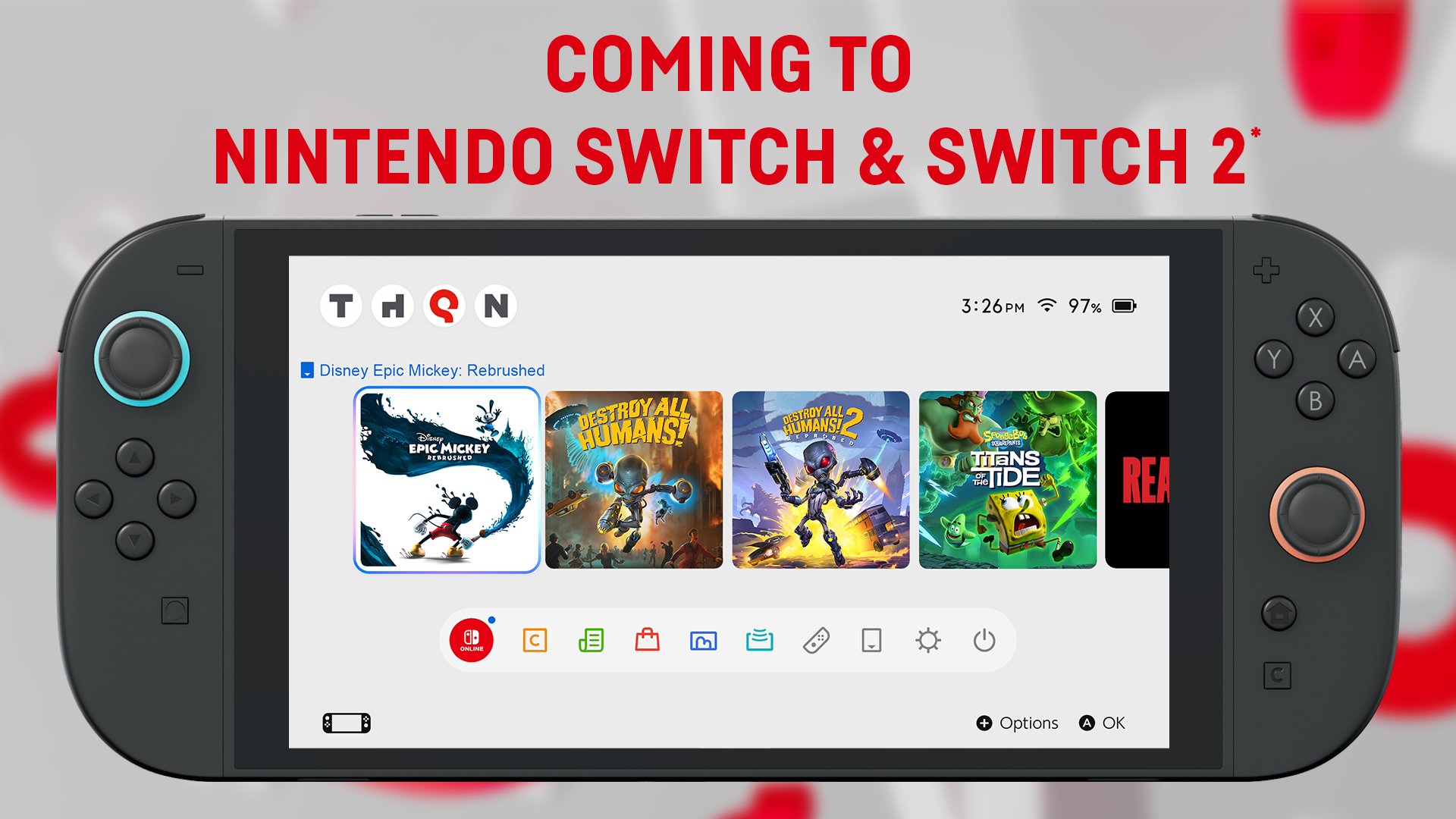THQ Nordic lançará diversos jogos para Switch 2