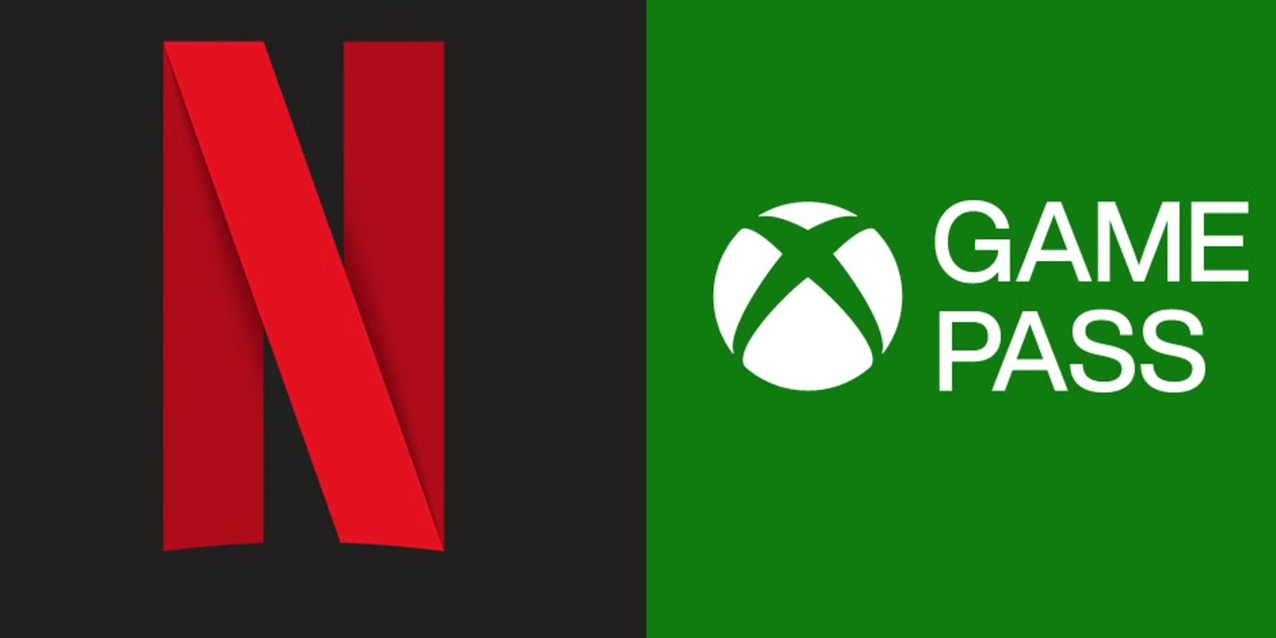 Logo da Netflix e Xbox Game Pass